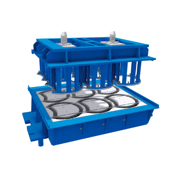 Automatisk hydraulisk murstenform