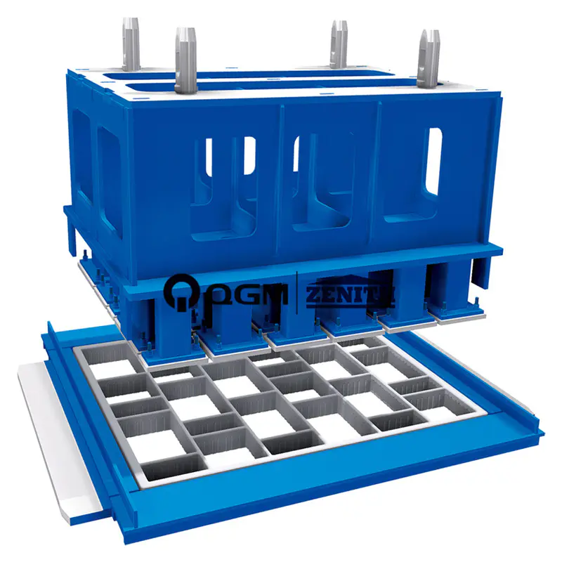 Lightweight block machine molds